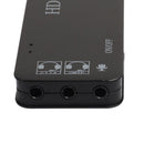 3 Port USB2.0 Hub with External Sound Card Headset Microphone Adapter
