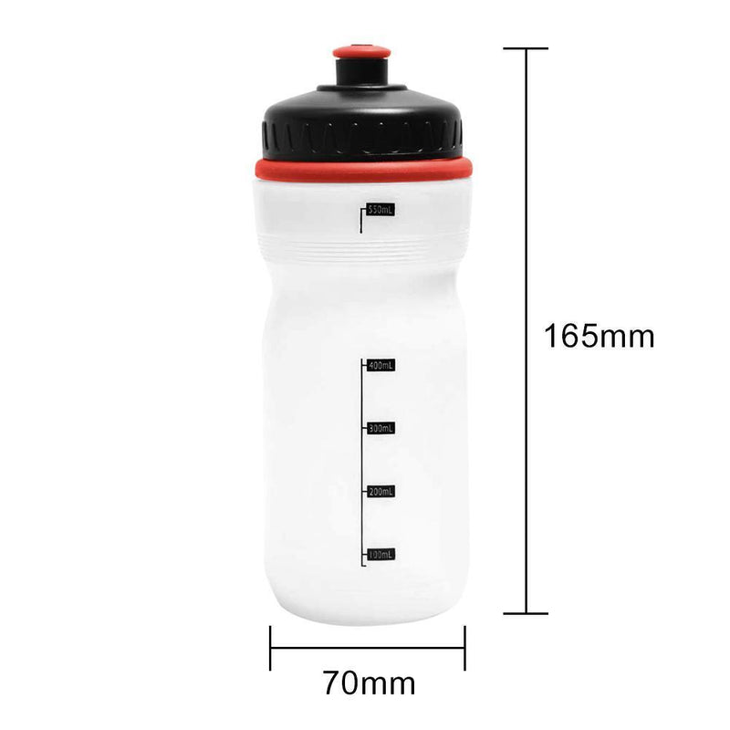 550ml Mountain Bike Water Drinking Bottle Outdoor Sport Kettle Cup (Red)
