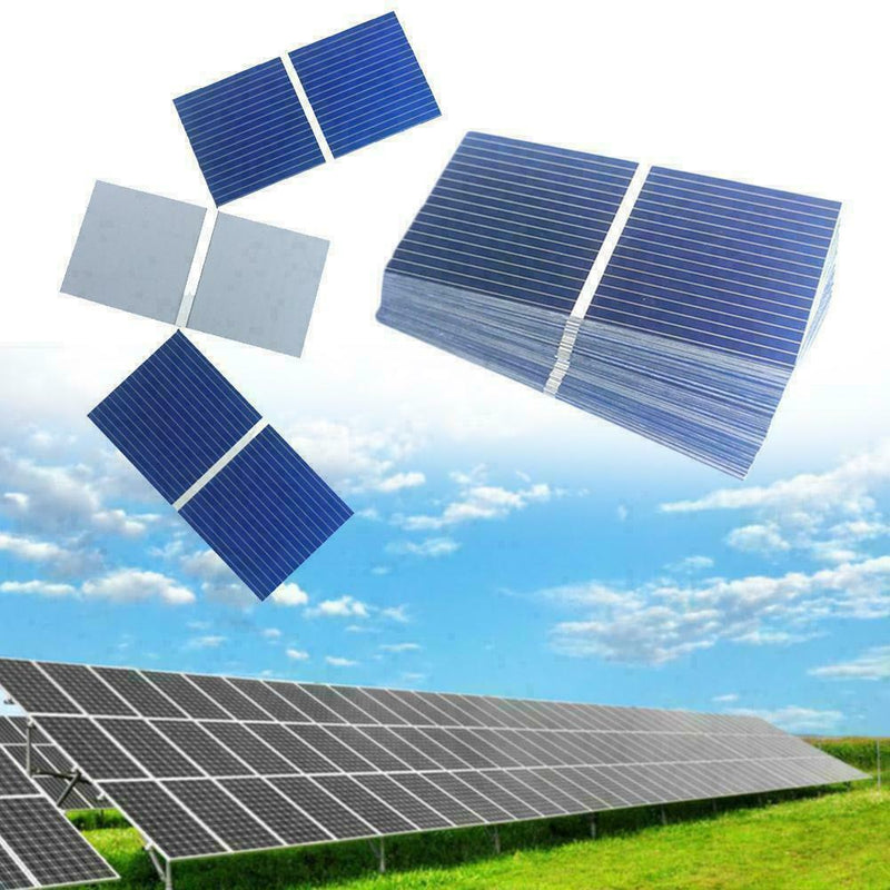 20X Solar Panel Cells Polycrystalline Photovoltaic Charger To DIY CL A5X hot.