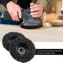 4 inch Poly Strip Disc Abrasive Wheel Paint Rust Remover Grinder (Black) Newly