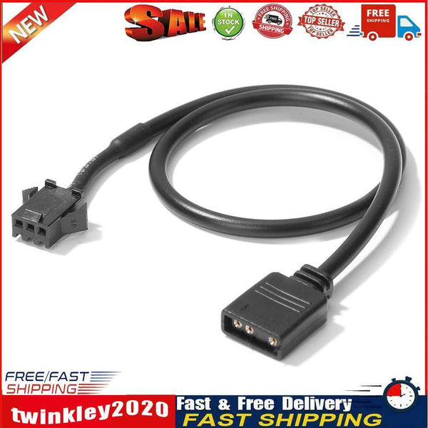 Motherboard RGB Adapter Cable for PC LED Light Strip SM Wire (3P Male) Newly