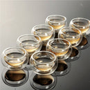 Resistant Insulated Espresso Coffee Cups Tea Cups Mini Glass Cup Kungfu Teacup