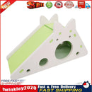 Assembled Hamster Slide Toys Guinea Pig Hamster Cage House Nest (Green) Newly