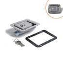 Rear Fixing Garage Door Paddle Door Latch Cabinet Lock Box Lock Handle Lock