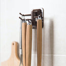 Strong Stick Adhesive Rotary Hooks 4 in 1 Wall Hangers Holder for Bathroom