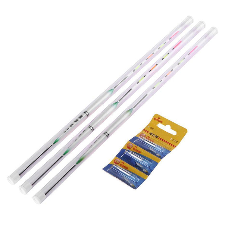 3pcs 31g 3.2CM Float LED Electric Float Lightweight Battery Fishing Gear Ni