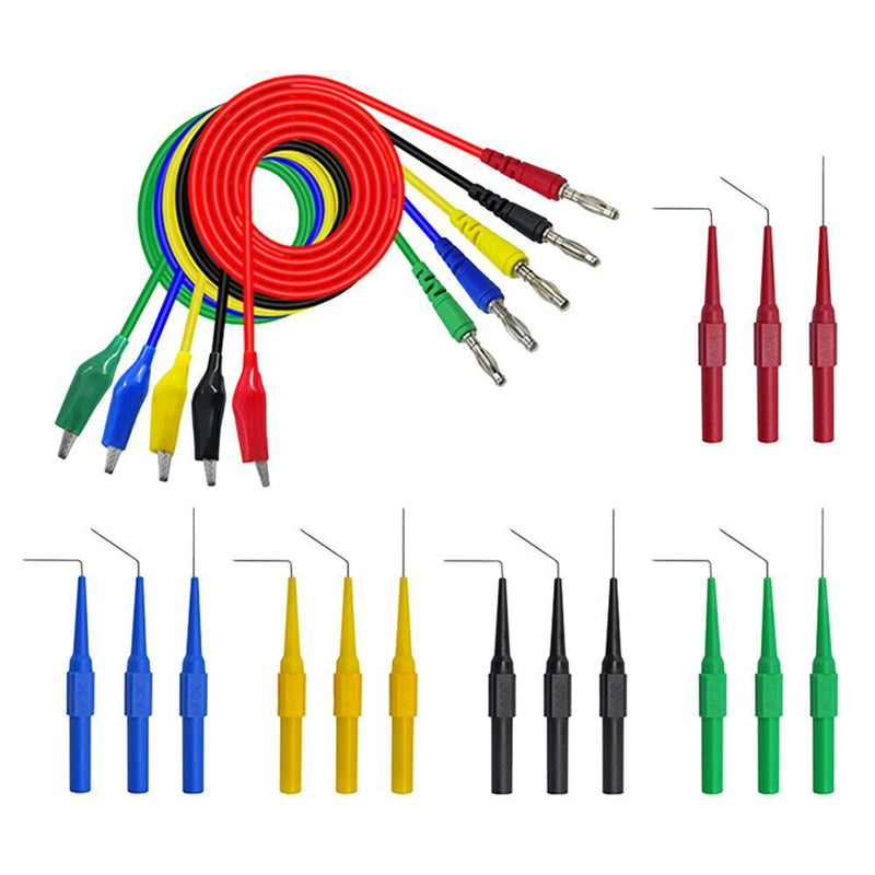 Durable Multimeter Test Lead Kit Test Tools Set U-shaped Plug Test Probe Set