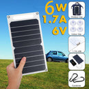 6W 5V USB Port Solar Panel IP65 Waterproof Phone Portable Sunpower Solar Ce