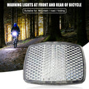 Bicycle Handlebar Front Reflective Lamp Bike Rear Warning Reflector (White)