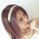 Women Girls Lace Hairband Rhinestone Headband Piece X4Z1 HOT Gifts F2U4 T5S3