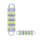 3528 12SMD 44MM Festoon Light Car LED Reading Bulbs Dome Lamp C5W For 4Pcs