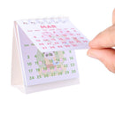 Scheduler Portable Yearly Agenda Mini Cute Desk Calendar Desktop Ornaments