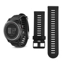 Silicone Wrist Strap Watch Band for Garmin Fenix3 Fenix3HR Fenix5X (Black)