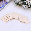 50pcs Heart Wooden Birthday Party Delivers Photo Props Wedding Decor