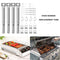 Useful Grill Burner Tube 4pcs BBQ Replacement Pipe Camping Tool Grill Tube Spare