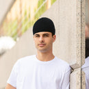 Fashion Knitted Beanie Hat Autumn Winter Men Women Retro Crochet Solid Color