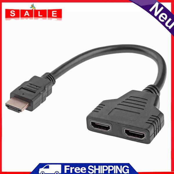 HDMI-Compatible 1080P Splitter HDMI Video-compatible 1X2 Split 1in 2O Switch