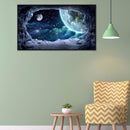 5D Kit Rhinestone Pictures DIY Cosmic Planet Full Round Drill Diamond Paint