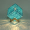 LED Square Bamboo Rattan Night Light Room Starry Sky Project Lamp (Blue) Newly
