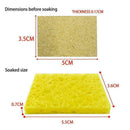 5Pcs Yellow Cleaning Sponge Cleaner For Enduring Electric Welding P8V8 S1Z8 P8O9