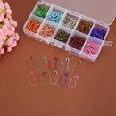 300pcs 10 Colors Gourd Safety Pins Metal Clips Knitting Stitch Marker (2) Newly