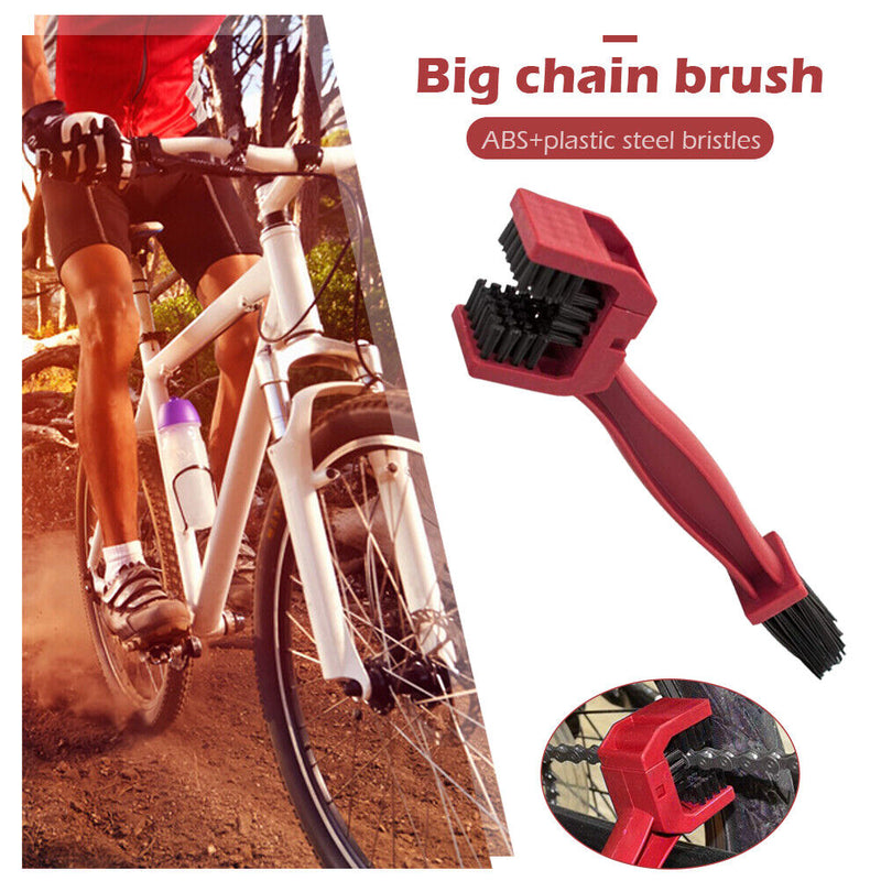 2pcs Motorcycle Bicycle Chain Cleaning Brush MTB Road Bike Chain Scrubber Newly
