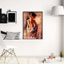 Round Picture DIY 5D Charming Woman Drill Diamond Painting Full Kit Craft Newly