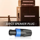 20x 4 Pole Audio Speaker Plugs Twist Lock Connectors for Neutrik NL4FC