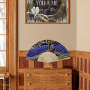 Lavender Field Oil Paint Folding Fan By Numbers DIY Painted Art Craft Gifts
