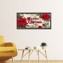 5D Full Round Drill Drawing Picture Christmas Flower Diamond Painting Room De