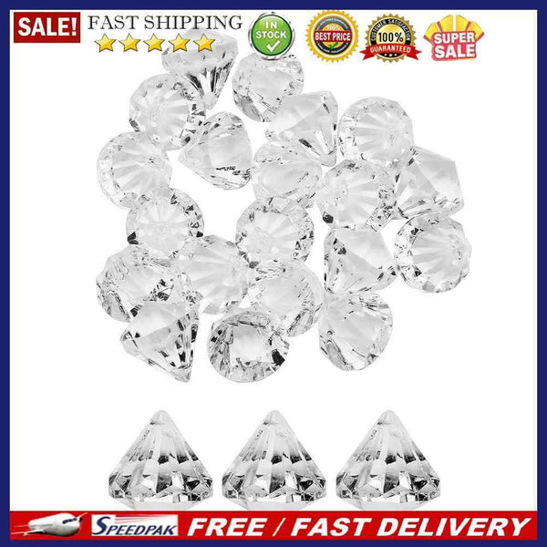 20pcs Acrylic Chandelier Crystal Beads Hanging Pendant Wedding Party Decor