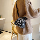 Multifunctional Luxury Messenger Bag Leopard Print Handbag Shoulder Bag