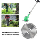 40 Teeth Metal Garden Grass Trimmer Head Saw Blades Lawn Mower Fittings Newly