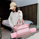 Dry-Wet Separation Yoga Handbag Large Capacity Multifunctional Bag (Pink) Newly