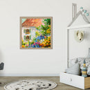 Pictures Frame for Diamond Painting Oil Paint DIY Self-adhesive (Tan)