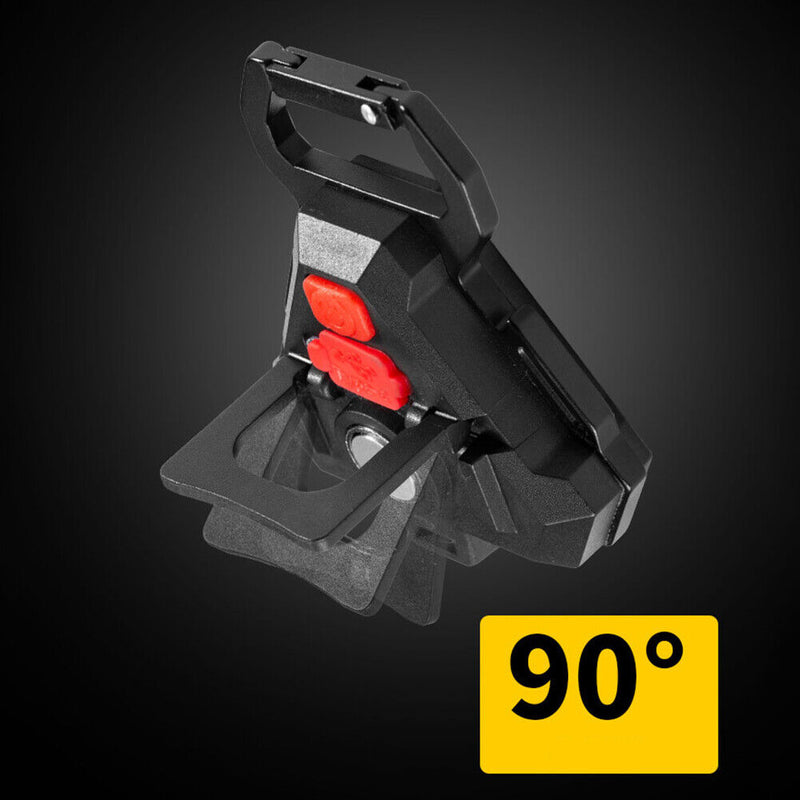 Mini Flashlight Work Light LED Portable Strong Keychains Lamp Corkscrew (B)