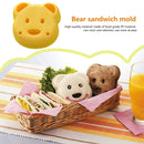 Sandwich Cutter - Cartoon Bear Shape Bread Sandwich Mold Cutters (Yellow) Newly