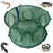 Automatic Fishing Net Trap Cage Round Shape Open For Crab I5J4 Lobster A5P5