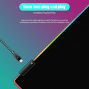 RGB LED Luminous Gaming Mousepad for PC Computer Desk Play Mat (800x300x4)
