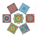Full Diamond Cup Mat Acrylic Special Shaped Drill Coaster for Art Craft Supplies