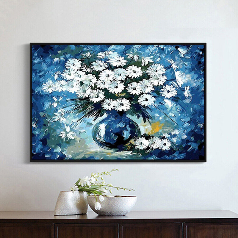 Flowers 50x40cm Oil Paint By Numbers DIY Painting M681