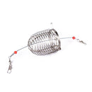 Lure Conical Fishing Bait Cage Basket Feeder Holder Carp Fishing Tackle (L)