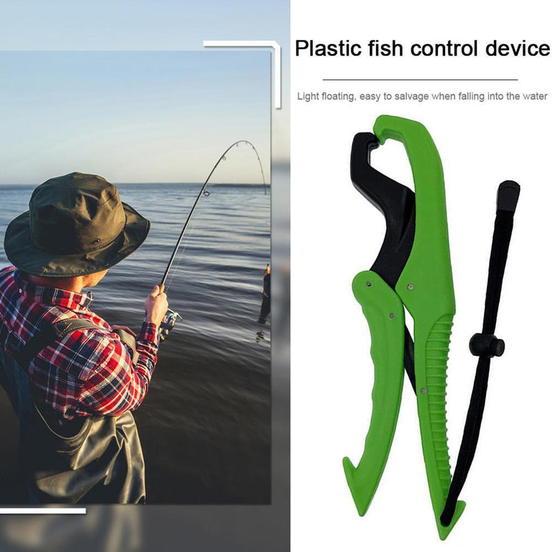9 inch Fish Lip Controller Grip Holder Clamp Fishing Gripper Tools (Green)