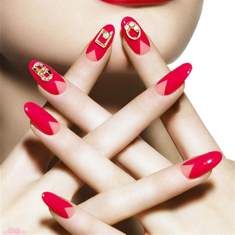 1 Set Glitter Nail Stickers Alloy Diamond Charm Manicure Tools Nail Art Decor