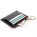 Casual PU Solid Color Money Bag Card Organizer Retro Women Small Coin Purses