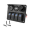 Rocker Switch Panel Outlet Combination Switches (Green Digital Display) Newly