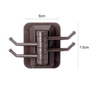 Strong Stick Adhesive Rotary Hooks 4 in 1 Wall Hangers Holder for Bathroom