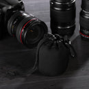 Waterproof Soft Neoprene Camera Lens Pouch Drawstring Protector Case (S) Newly