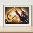 5D DIY Diamond Painting Wine Glass Full Round Rhinestones Home Decor Picture