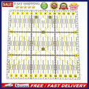 DIY Square Patchwork Feet Tailor Yardstick Cloth Cutting Rulers Sewing Tool